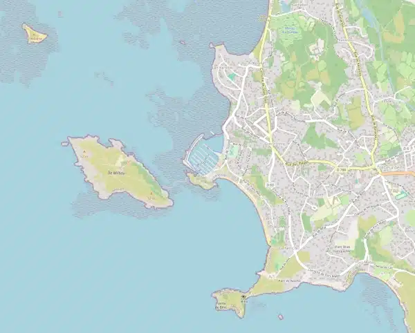 Le tour de l'ile Millau : plan d'accès